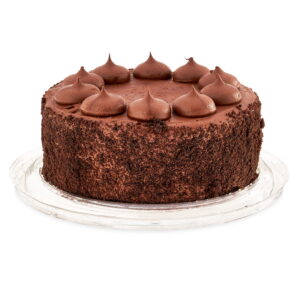 Triple Chocolate Cake, 35 Ounces, Refrigerated, Base and Dome