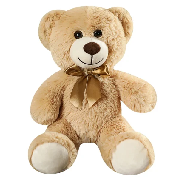 Cute Colorful Bow Tie Bear Doll Plush Toy Hug Bear Doll Children Birthday Gift Pillow Teddy Bear Home Living Room Bedroom