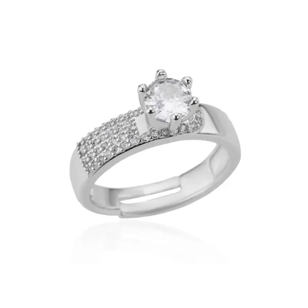 Square Zircon Stone Rings for Women Luxury Romantic Stainless Steel Ring 2024 Trend Couple Wedding Jewelry Freeshipping Anillos