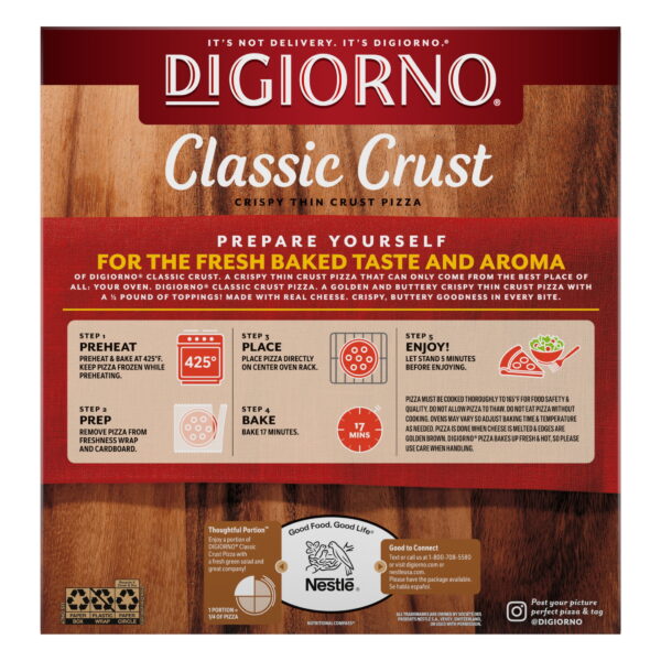 Pepperoni Classic Crust Pizza, 19.3 Oz (Frozen)