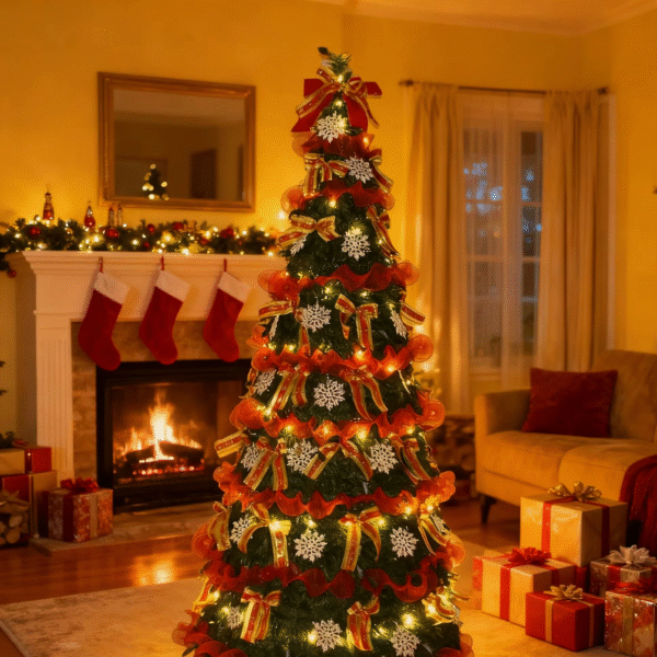 Transform your space this holiday season with our Adjustable Foldable Christmas Tree! Perfect for any home or office, it stands tall at 120-180cm. Get ready to deck the halls for winter parties! 🎄✨