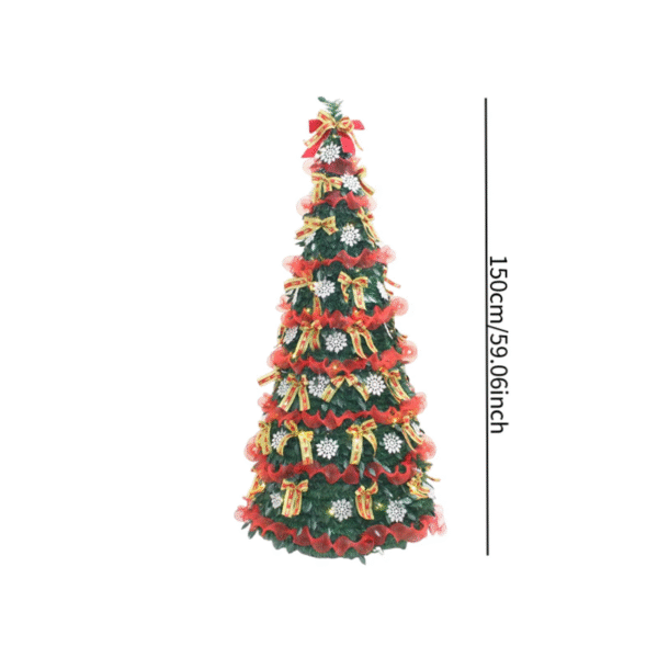 Transform your space this holiday season with our Adjustable Foldable Christmas Tree! Perfect for any home or office, it stands tall at 120-180cm. Get ready to deck the halls for winter parties! 🎄✨