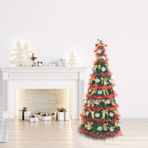 Transform your space this holiday season with our Adjustable Foldable Christmas Tree! Perfect for any home or office, it stands tall at 120-180cm. Get ready to deck the halls for winter parties! 🎄✨